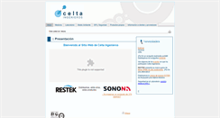 Desktop Screenshot of celtaingenieros.com